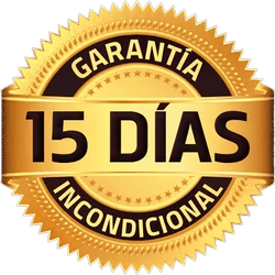 Sello de garantía incondicional de 15 días