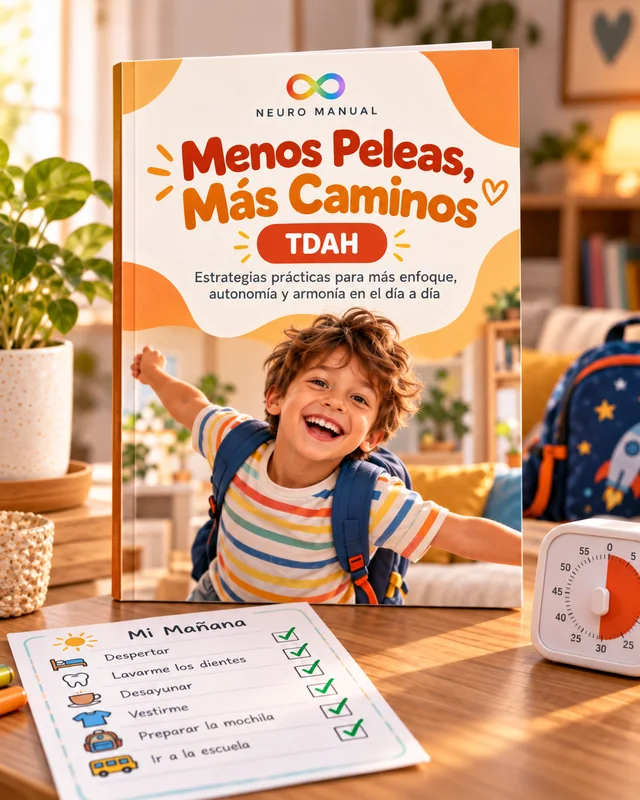 Portada del módulo de TDAH: Menos Peleas, Más Caminos